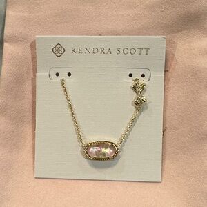 Kendra Scott Gold Elisa Necklace with Marie Stone